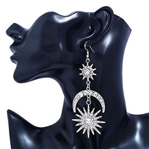 🌚 New Boho Moon and Sun🌞Earrings